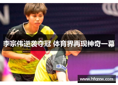 李宗伟逆袭夺冠 体育界再现神奇一幕